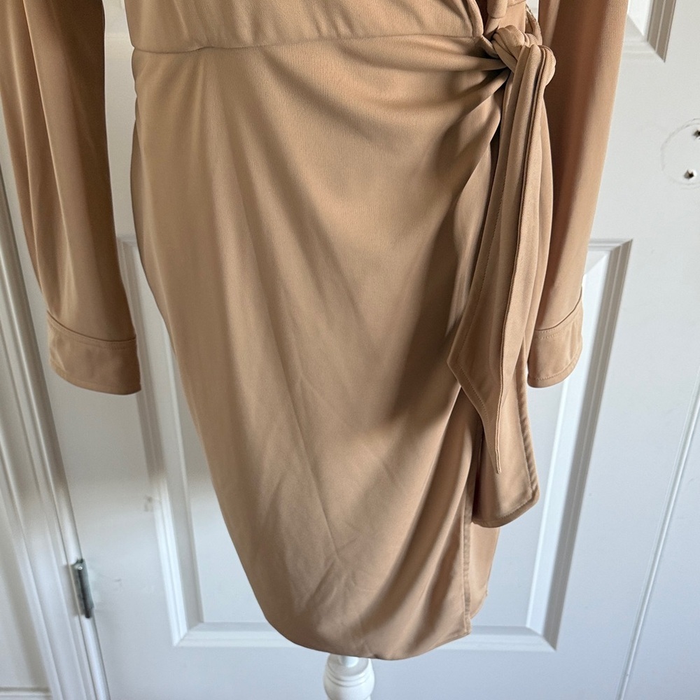 Lauren Ralph Lauren Women's Stretch Jersey Wrap Dress Size M - Picture 4 of 9